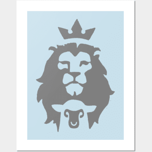 Lion Head - The Lion King & The Lamb - Lion of Judah - Christian Posters and Art